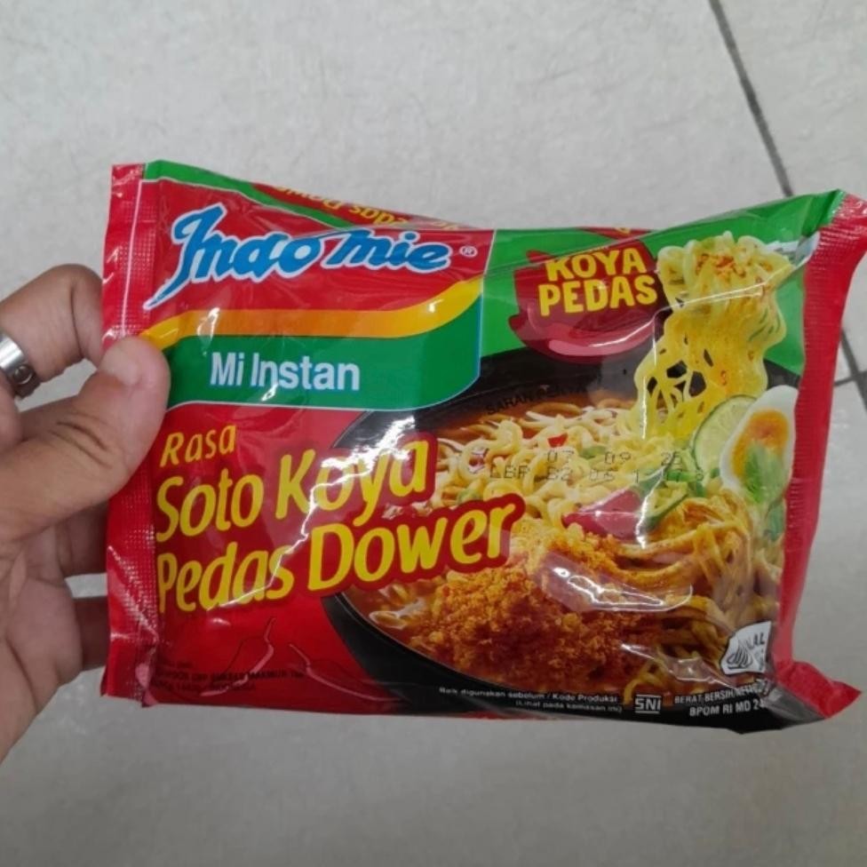 

Indomie Mie Instant Kuah Rasa SOTO KOYA PEDAS DOWER 75gr