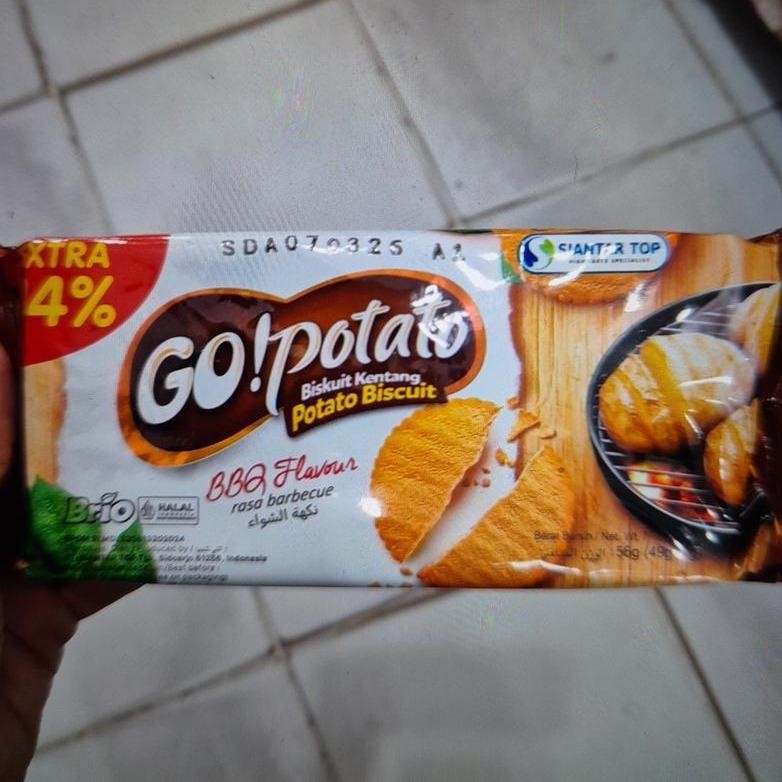 

GO! POTATO BAKED Biskuit Kentang Rasa BBQ BARBEQUE 56gr