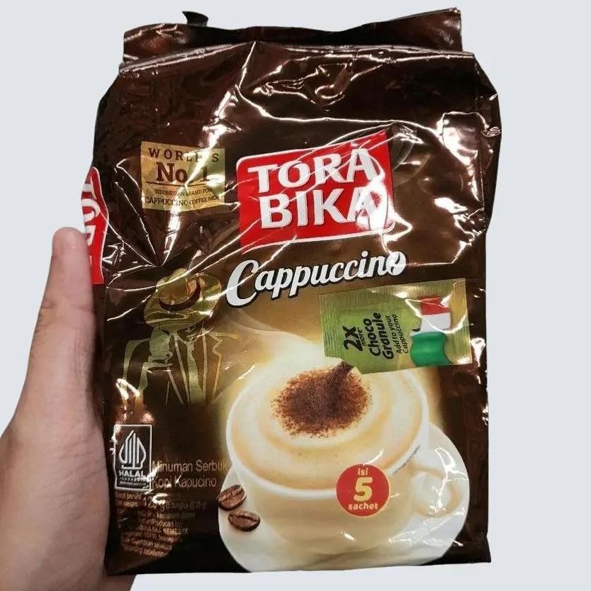 

Tora Bika Cappuccino Kopi ala Cafe TORACCINO (isi 5 sachets )