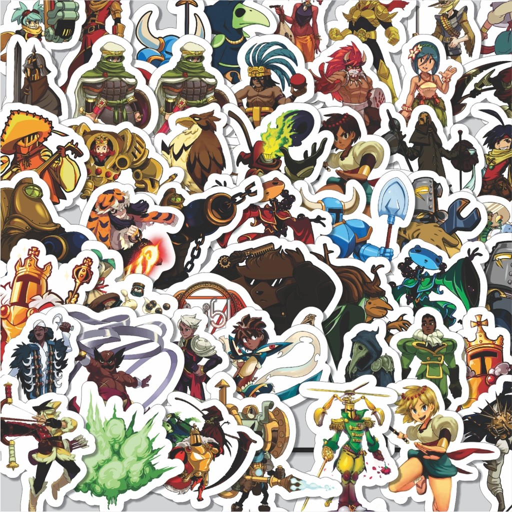 

Stiker Cutting Pack Stiker Game Series Indivisible Karakter Mix Isi 100Pcs Series Aesthetic Lucu Keren Untuk Koper Bahan Vynil
