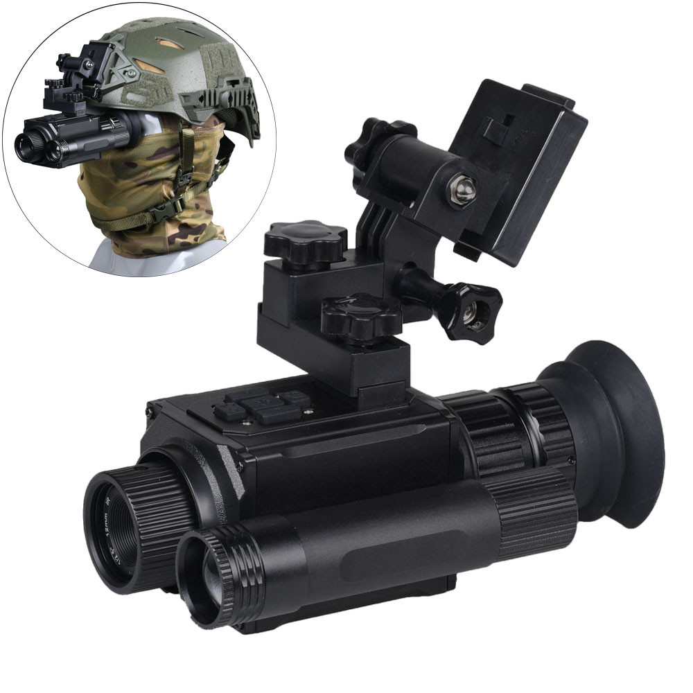 NK006 Night Vision Monocular 5X Digital Zoom Infrared Riflescope Hunting Camera Headgear/Helmet Dual