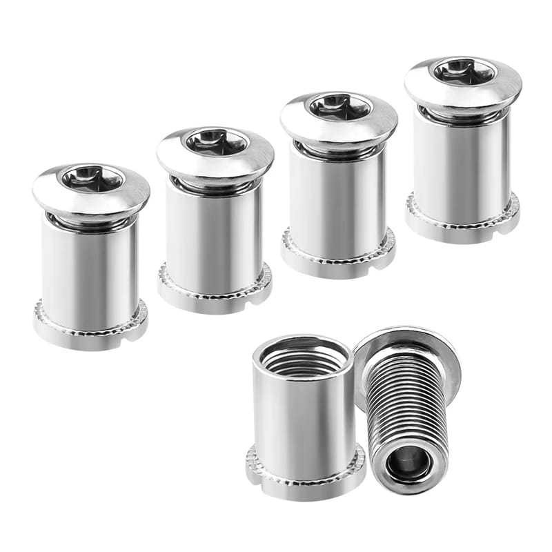 Baut Mur Bolt Single Double Chainring Crank 1pcs Original Nut Pengunci Gir Depan Sepeda Harga Eceran