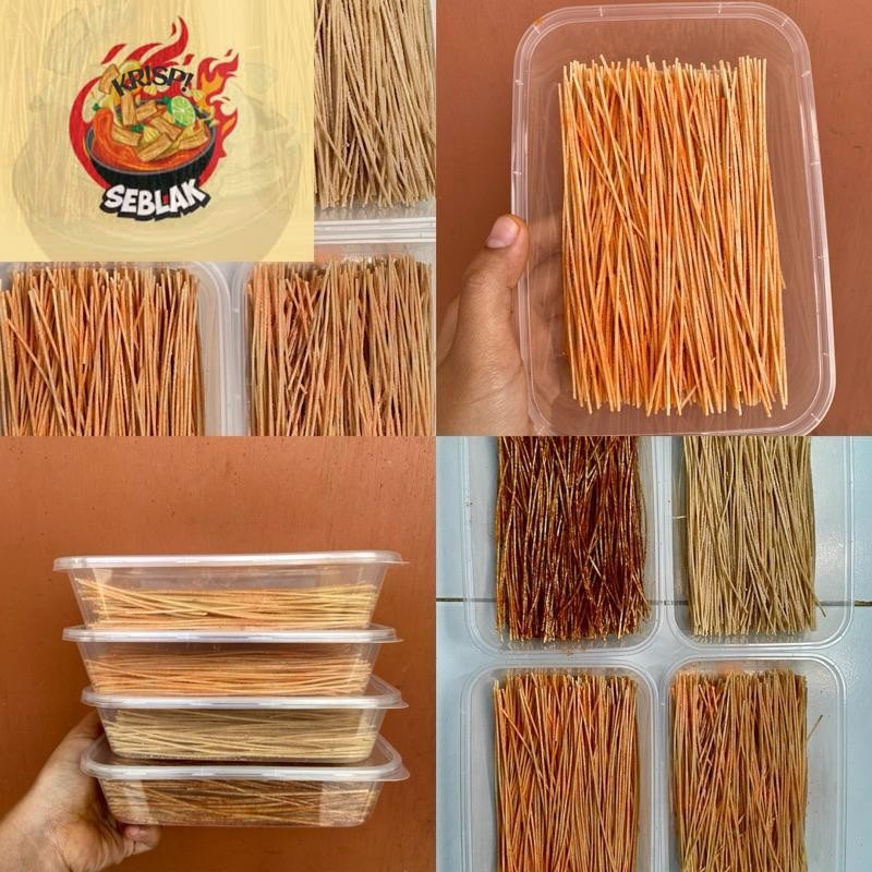 

(Seblak krispi) Mie lidi kemasan box 500ml AIDA SNACK Seblak