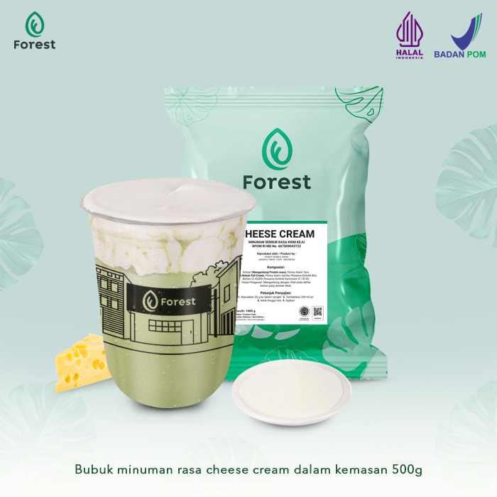 

Bubuk Minuman Krim Keju CHEESE CREAM Powder 500 gr - FOREST