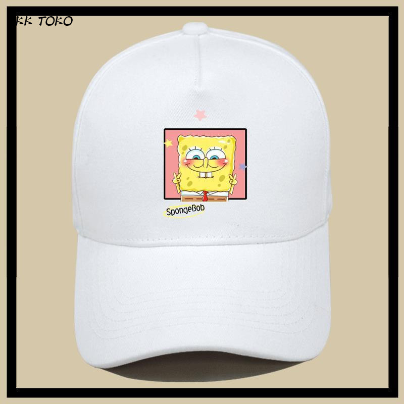 KK  SpongeBob SquarePants co-branded niche desain pasangan Patrick Star longgar pria dan wanita dise