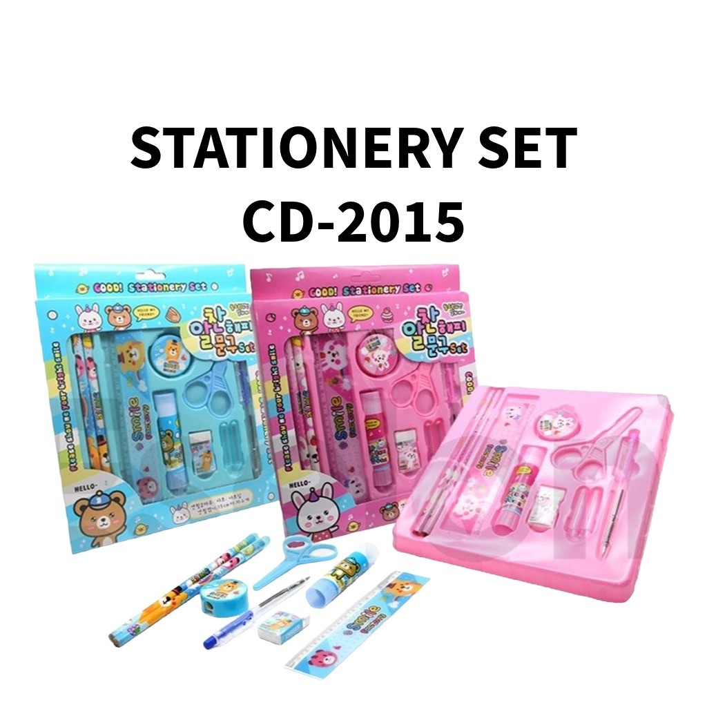 

❤️️Paket alat tulis 10in1 2015 /Alat tulis set/Stationery set Fancy❤️️