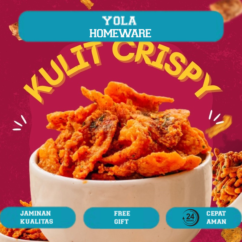 

Kulit Crispy 100 Gram Nyemilsaji