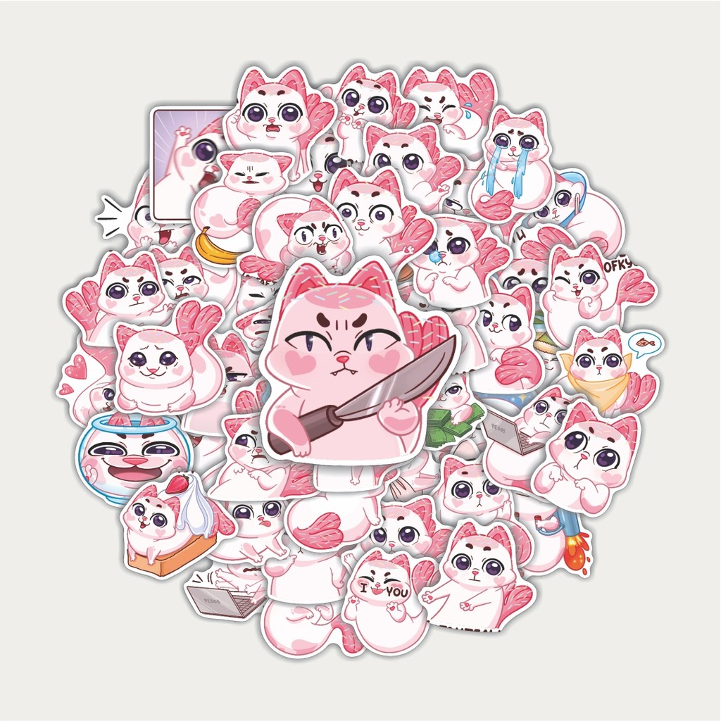 

Sticker Pack Stiker Kucing Lucu MEOWNYAM | Sticker TUMBLR | Stiker LAPTOP KOPER HELM