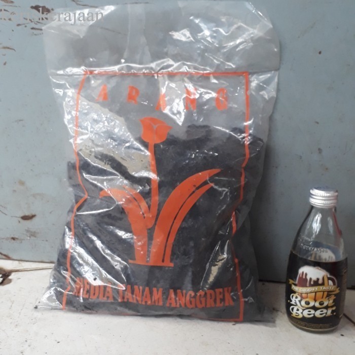 

media tanam arang, media tanam anggrek, arang kayu 500 gram murah