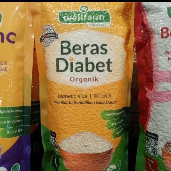 

Wellfarm Organic rice beras organik diabet 1kg