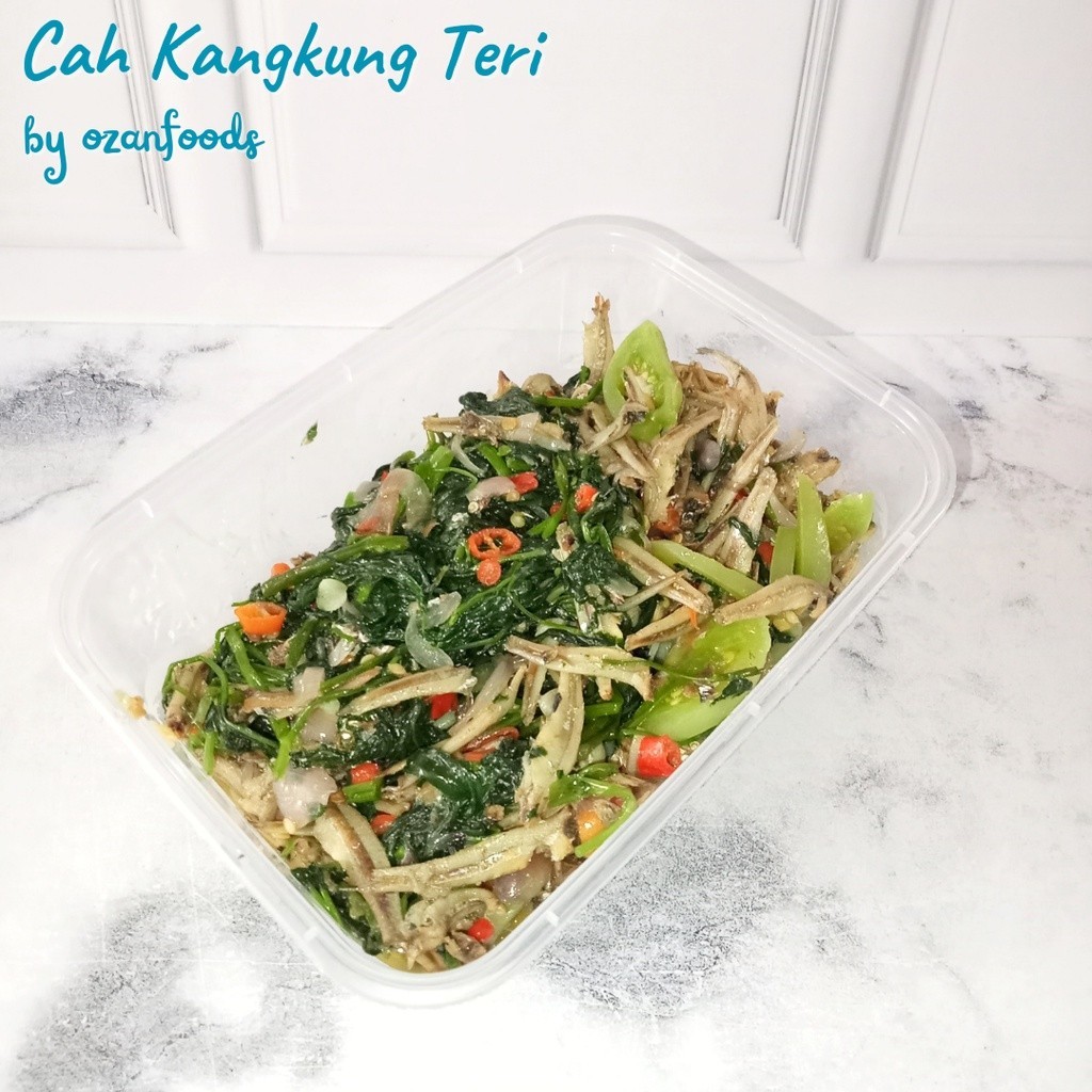 

Cah Kangkung Teri - Tumis Kangkung Teri