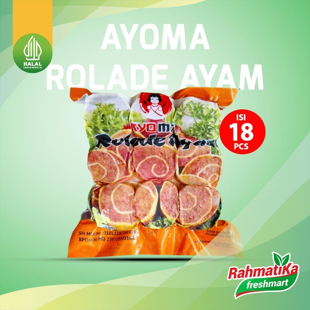 

Ayoma Rolade Ayam Isi 18 / 450 gr