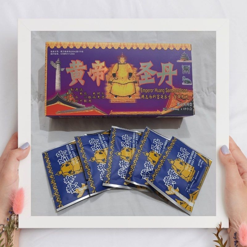 EMPEROR HUANG SAINT ASLI ORIGINAL ISI 30 BUTIR MENAMBAH STAMINA PRIA OBAT HERBAL VITALITAS TAHAN LAM