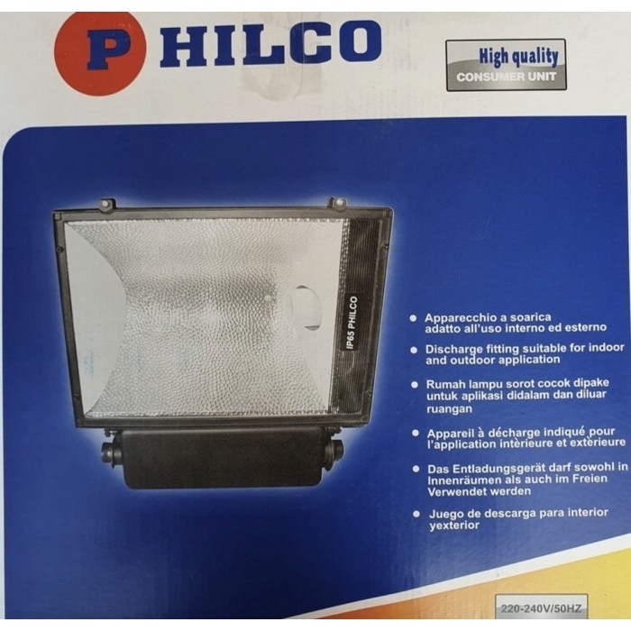 Set Kap Lampu HPIT HPI-T 400w 400 watt Komponen Philco IP65
