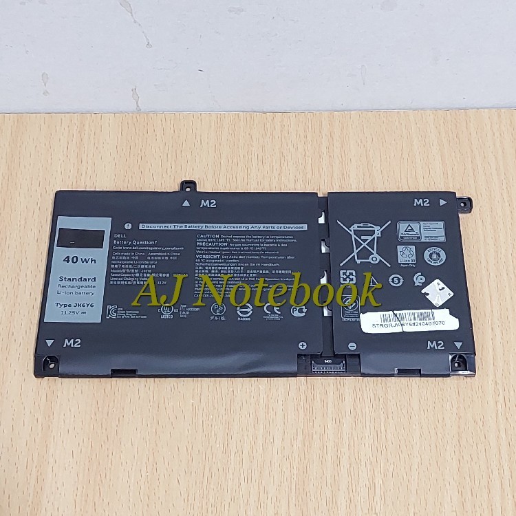 Baterai Batre Laptop Dell Latitude 3410 3510 Vostro JK6Y6 40Wh -AJNB