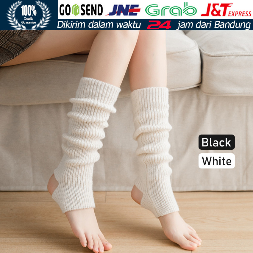Kaos Kaki Penghangat / Betis Leg Warmers / Gothic Punk Lolita Socks / Leg Warmer Kaos Kaki Panjang