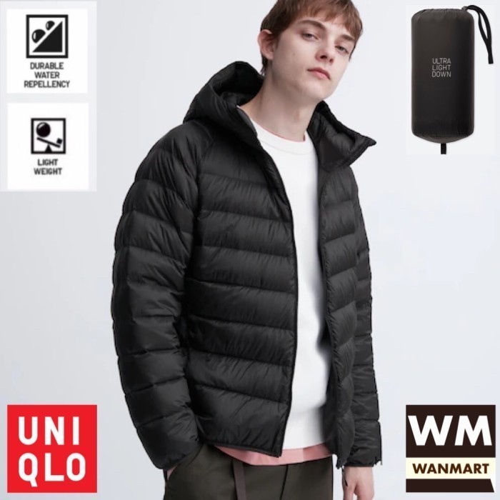 PROMO UNIQLO Men Jacket Winter Jaket Pria Parka Ultra Light Down Black TERMURAH