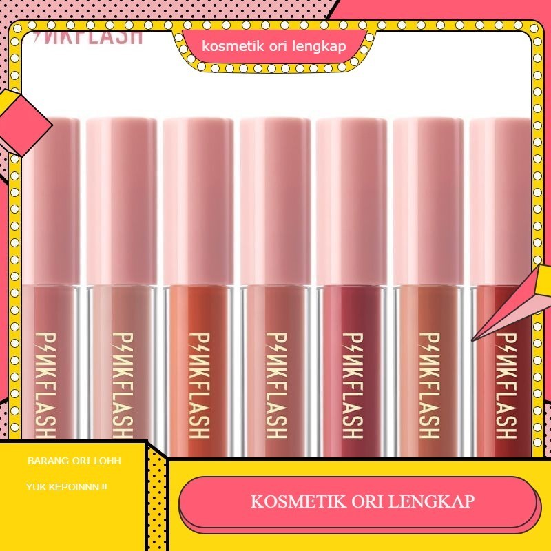 PINKFLASH LASTING MATTE LIP CREAM | LIP CREAM PINKFLASH 