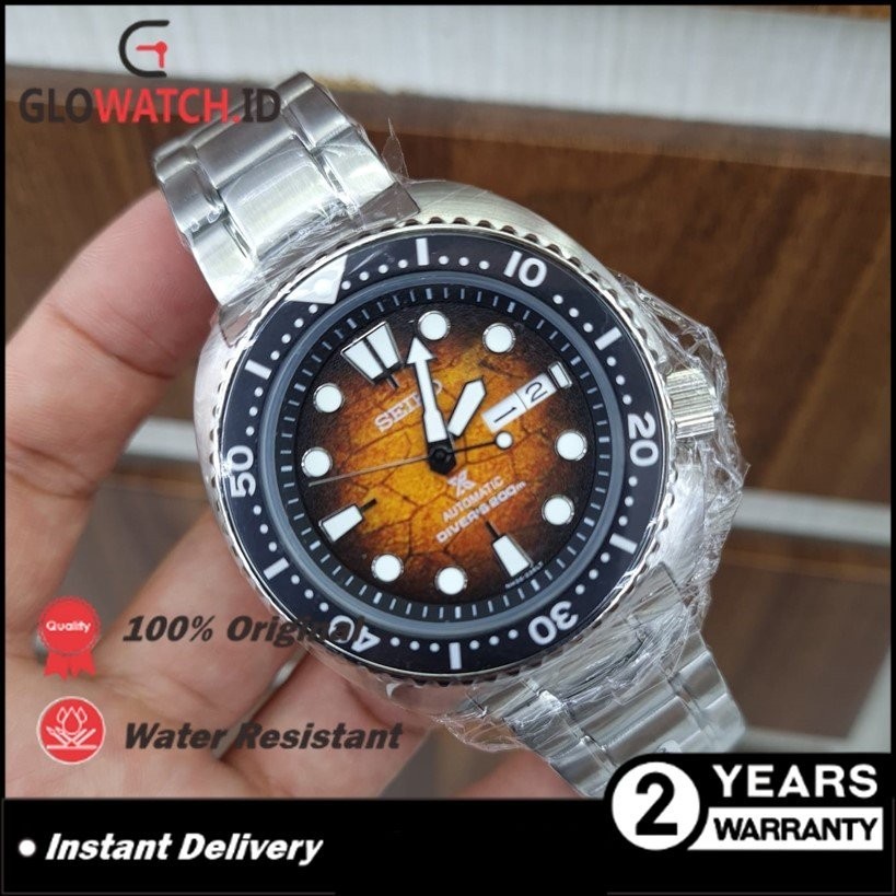 Jam Tangan Pria Seiko Prospex King Turtle Stainless Steel Original (Garansi 2 tahun) / Support COD [
