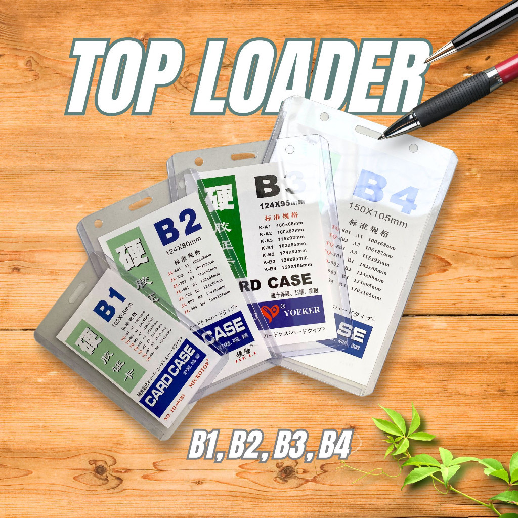 

Toploader Photocard top loader foto card nametage id card case B1 B2 B3 B4