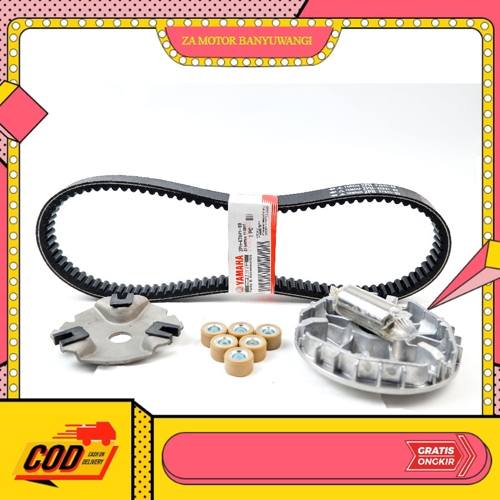 vanbelt mio m3 125 ori - vbelt mio 2PH - panbel mio z ZA MOTORS