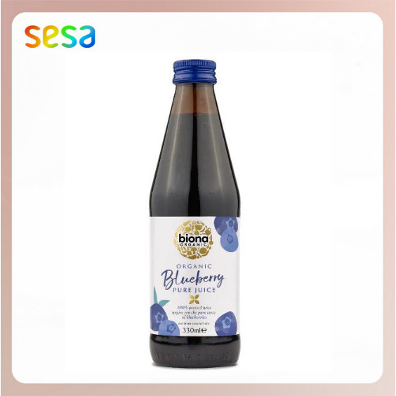 

BIONA ORGANIC Blueberry Pure Superjuice 330ml - Jus Sari Buah