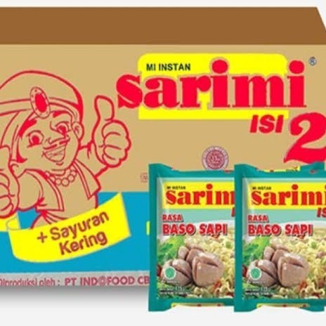 

Sarimi isi 2 baso per dus