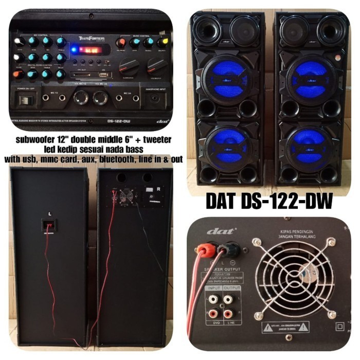 SPEAKER AKTIF DAT DW 122 / DW122 ORIGINAL DAT