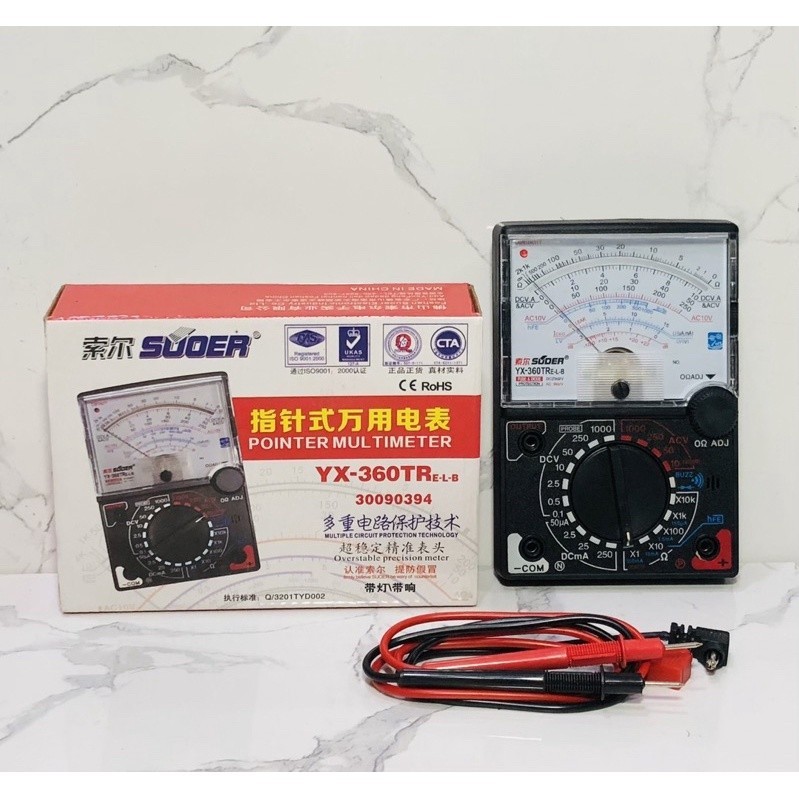 Multitester SUOER Analog YX - 360TR