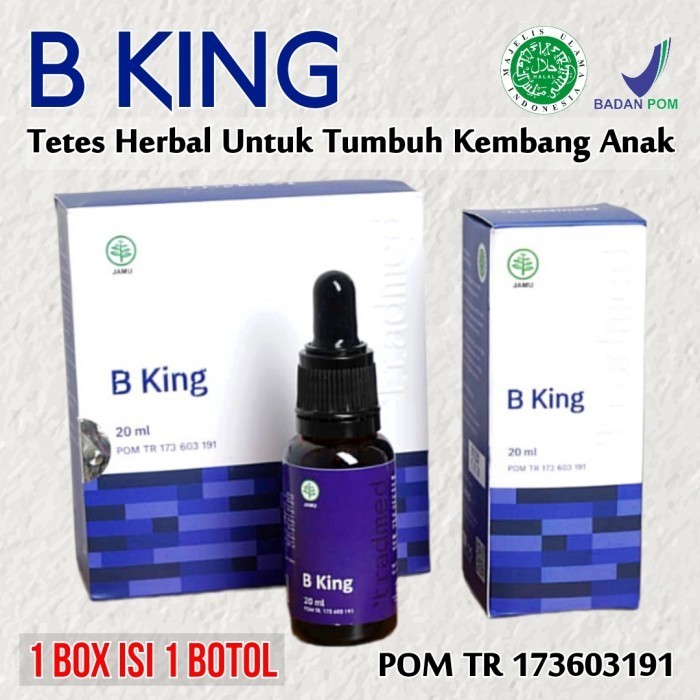 BKing Brainking Plus Original Speech Delay 1 Box isi 1 Botol @ 20ml