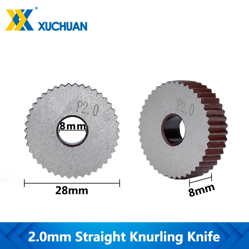 2.0mm Lathe Knurling Wheel Inner Hole Embossing Wheel  Knurling Wheel Gear Shaper Cutter Straight Kn