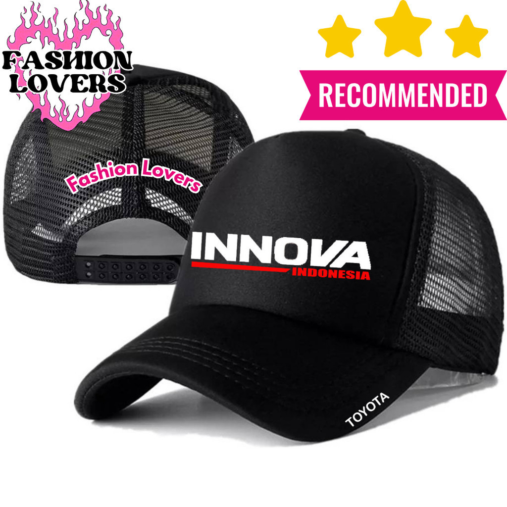 Fashion Loverz Topi Trucker TOYOTA INNOVA - Topi Distro TOYOTA INNOVA Logo - Topi TOYOTA INNOVA Prem