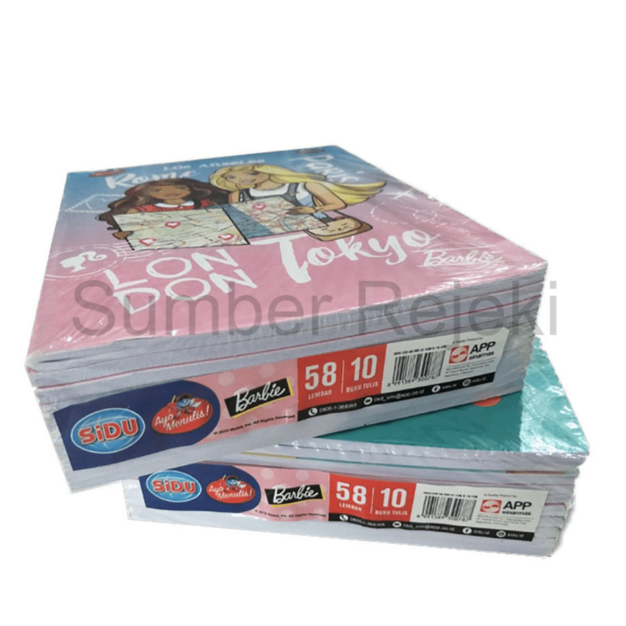 

SIDU BUKU TULIS 58 LEMBAR BERGARIS 1 PAK ISI 10 BUKU | BUKU SINAR DUNIA
