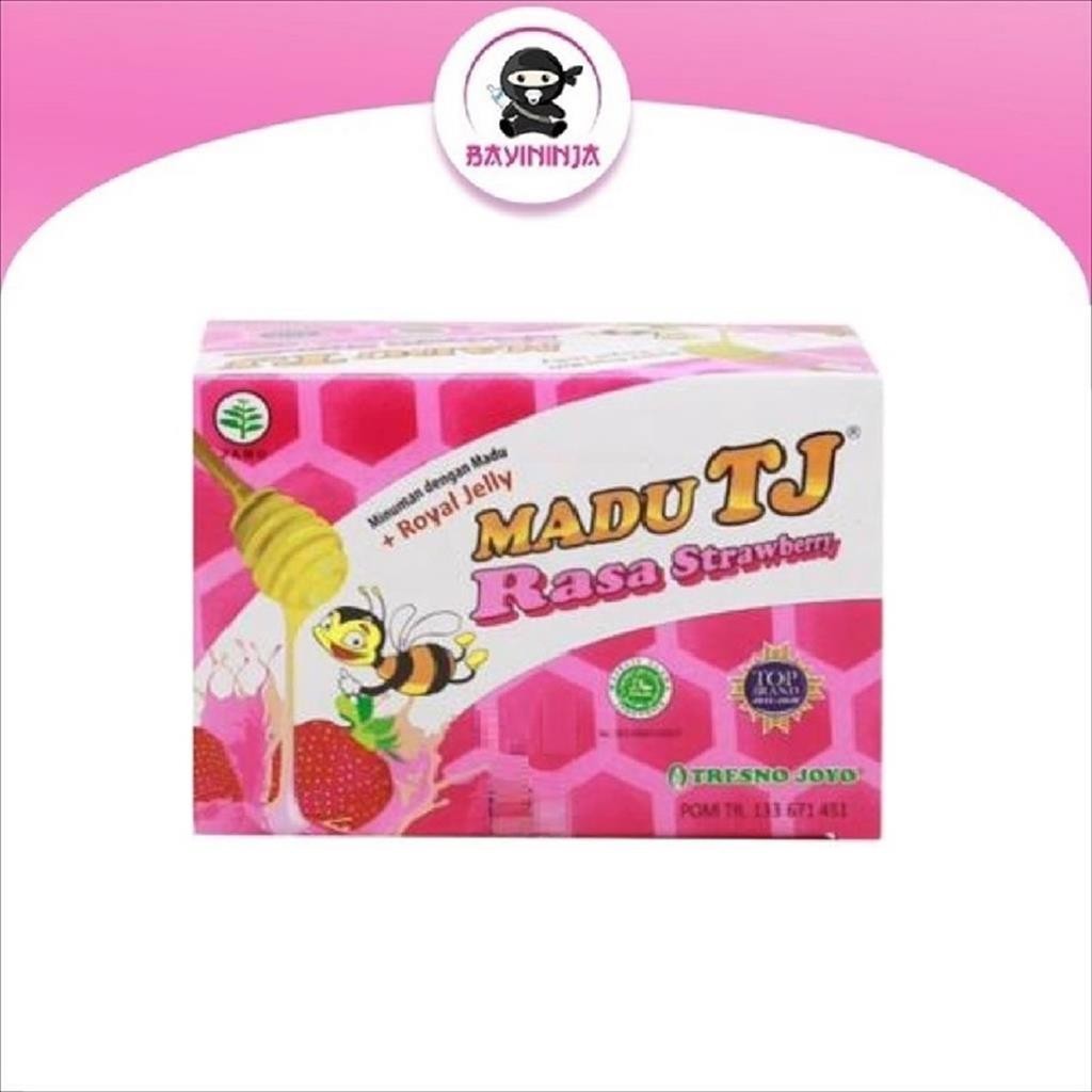 

TRESNO JOYO Madu TJ Anak Strawberry Box 12 Sachets