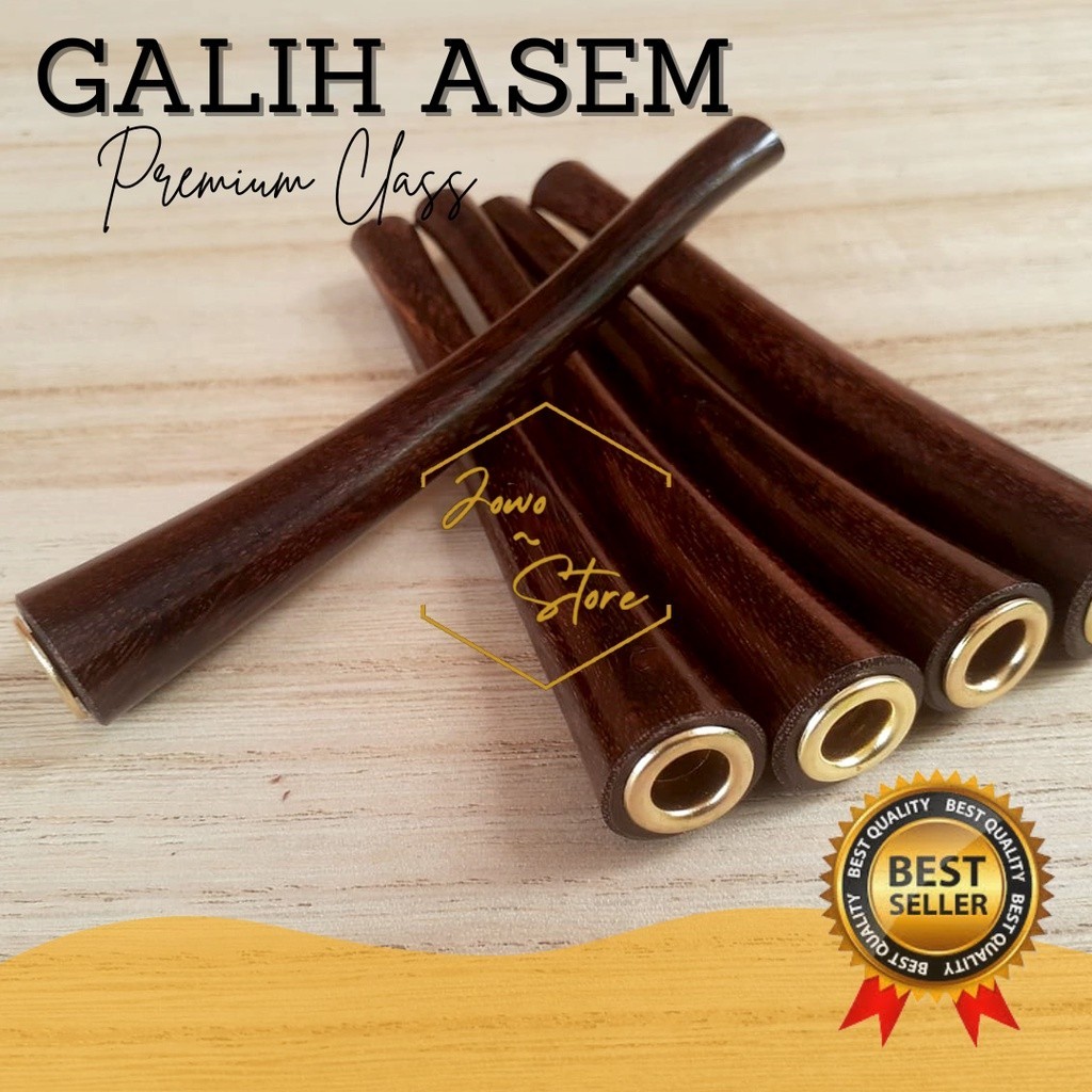 Diskon pipa roko galih asem panjang pipa rokok kayu