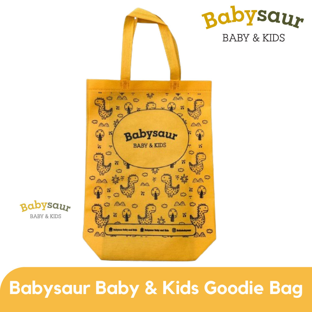 

Babysaur Baby and Kids Goodie Bag Tambahan Tas Belanja Tas Spunbond Untuk Kado / Hadiah / Gift