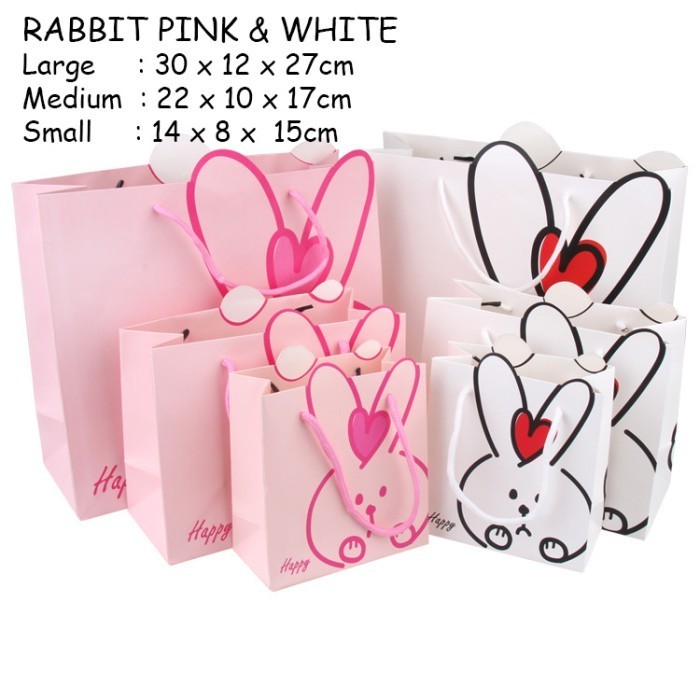 

Paper Bag Motif Animall zoo / tas kado ulang tahun quality - BEAR YELLOW, SMALL