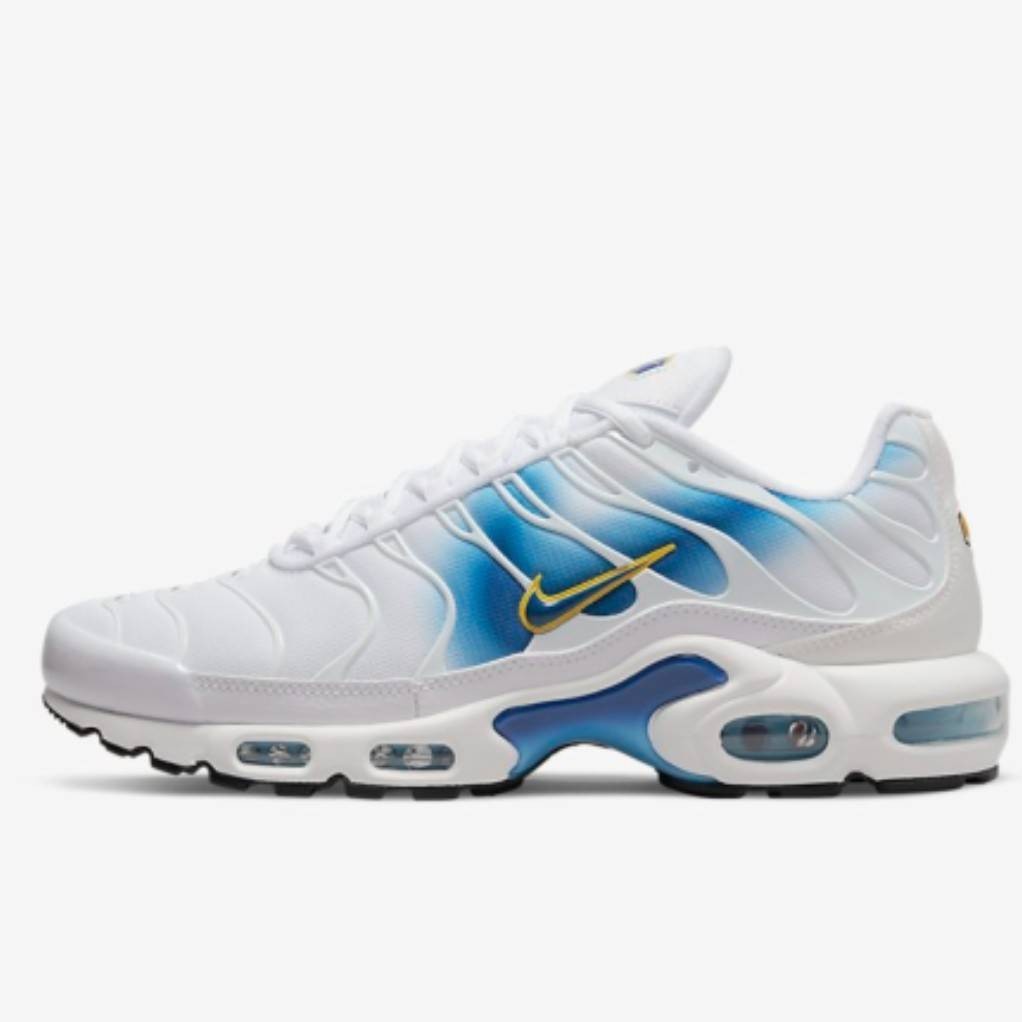 Nike Airmax Plus TN Spray Paint Swoosh White Blue DX8962-100