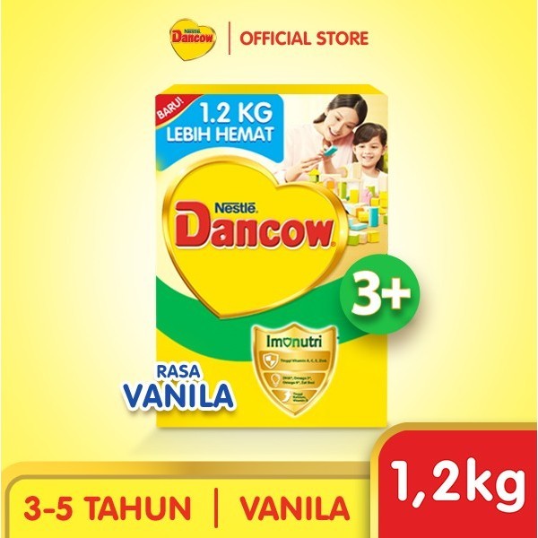 

TERJUAL Nestle DANCOW 3+ Vanila 1.2 kg Susu Bubuk Anak Usia 3 - 5 Tahun