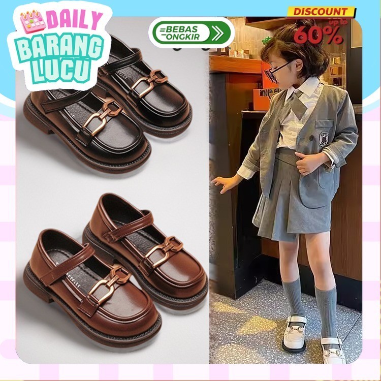Sepatu Boot Pantovel Tinggi Anak Laki Laki Perempuan Tali slip On Usia  Sekolah SD TK