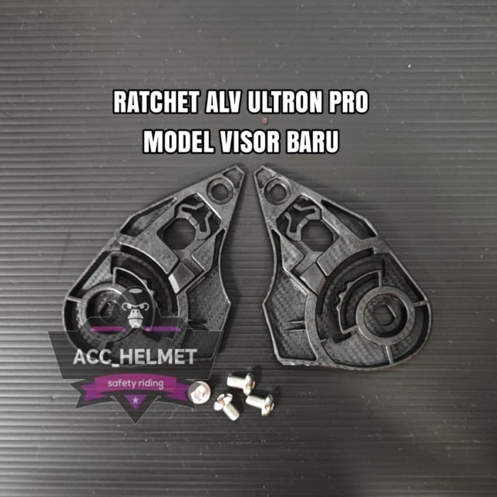 Ratchet helm alv ultron pro / rachet helm alv ultron pro / dudukan kaca helm alv ultron pro / braket