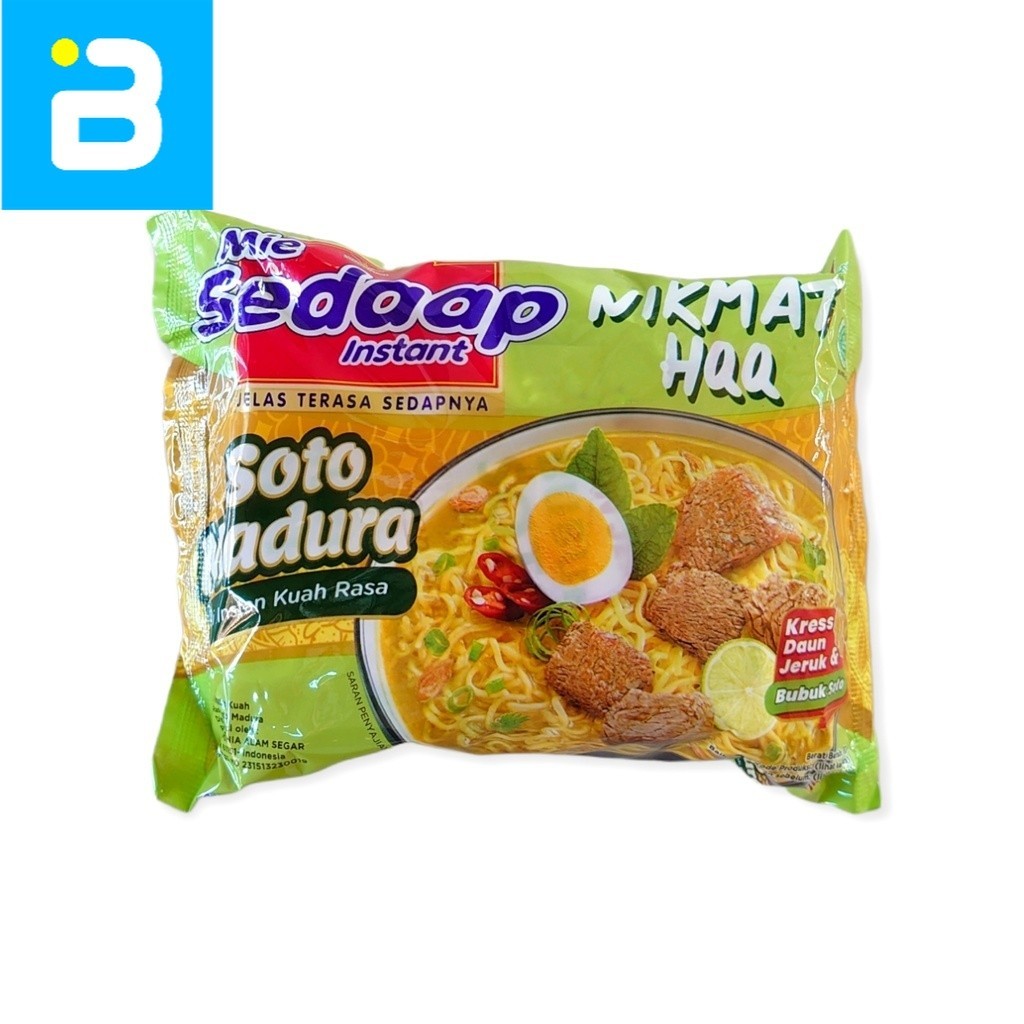 

Mie Sedaap Soto Madura 82 G