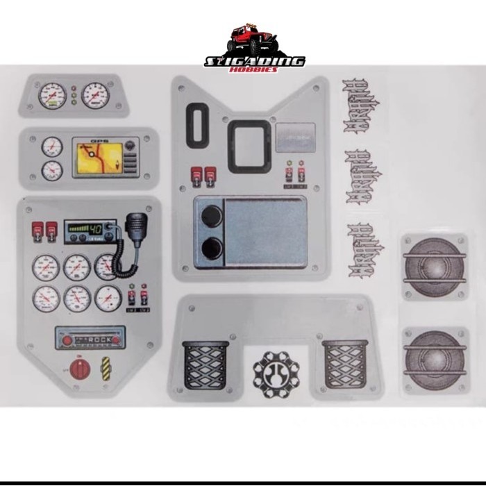 OG99 KYX Interior Sticker for RC Adventure 1/10