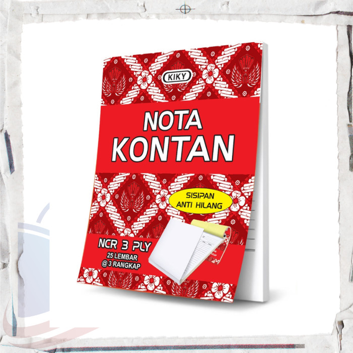 

Buku Nota Kontan NCR KIKY Besar 3 Ply 25 Lembar