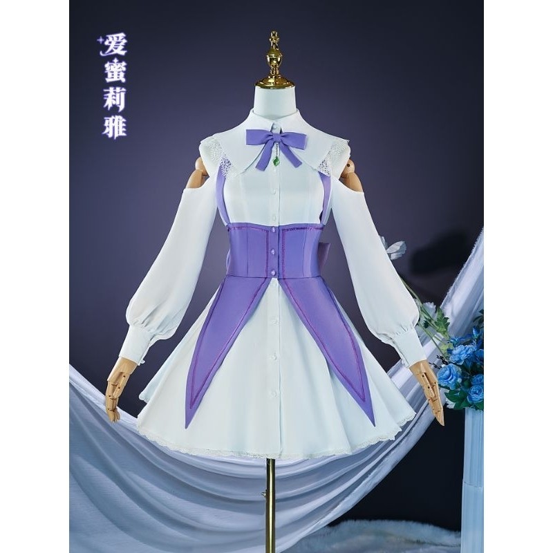 WAIFUKU - PO Emilia Re:Zero Kostum Cosplay Costume Brand Wudu Iyungtoo