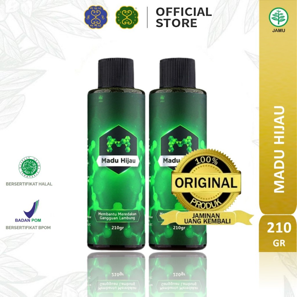 

PAKET BELI 2 - Madu Hijau 210Gram BPOM Obat Herbal Lambung Maag Gerd Kronis