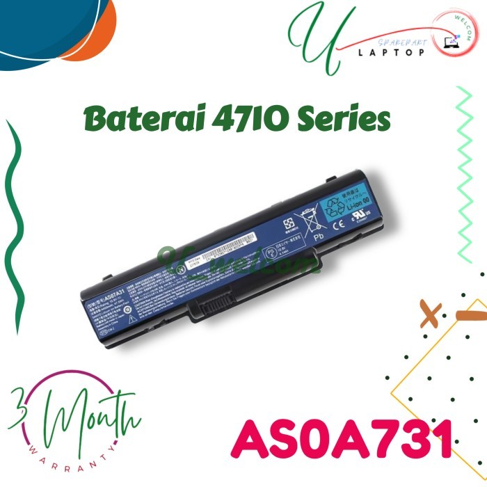 Batt Baterai Aspire 4736 AS07A42 AS07A51 AS07A52 AS07A71 AS07A72  AS07A75 AS07A31 AS07A32 AS07A41