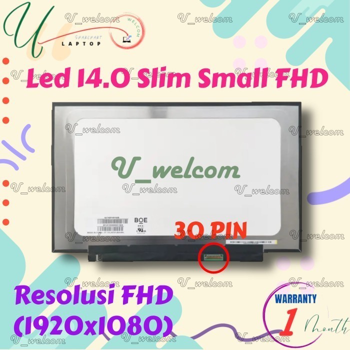 Led Lcd A407 A407M A407UA A405 A405UR A405UQ X405 14.0 Slim 30 Pin Small frame