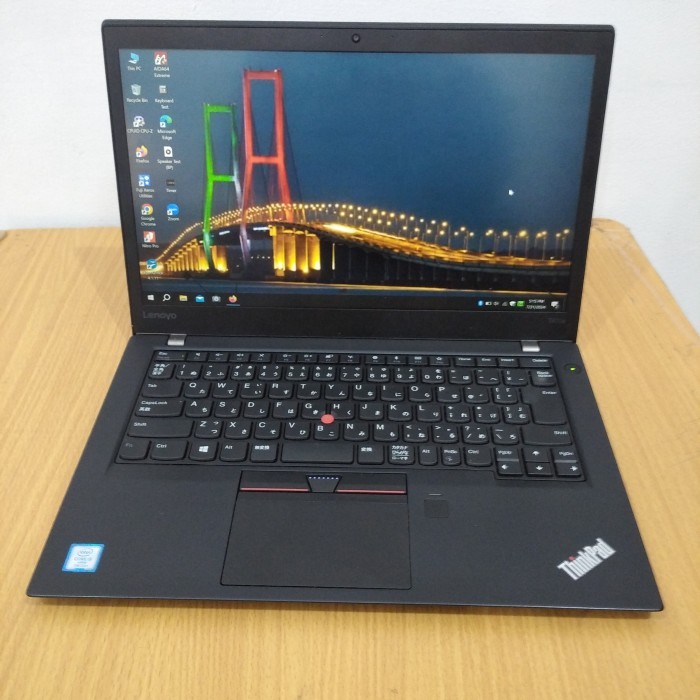 Laptop bekas Lenovo T470s ram 16GB  core i5 gen7 ssd 256 elegan