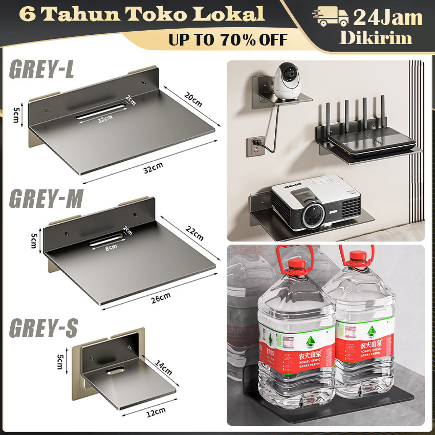 Rak Gantung Furnitur TV / Rak Gantung Serbaguna Meja Atas TV Monitor Komputer Screen Top Shelf